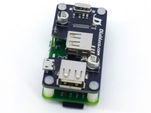 USB SHOE (Proto) mounted on rPi Zero